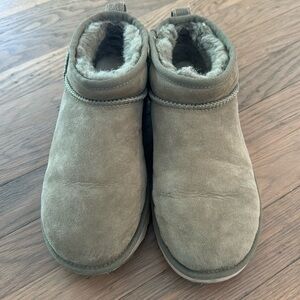 Green ultra mini Ugg boot- Antilope
